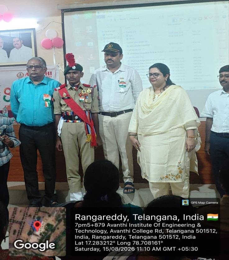 Independence Day 2026 - NCC Guard & Faculty